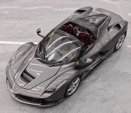 [BBR] 1:18 Ferrari 2016 LaFerrari Aperta Gray Model Car Die-Cast