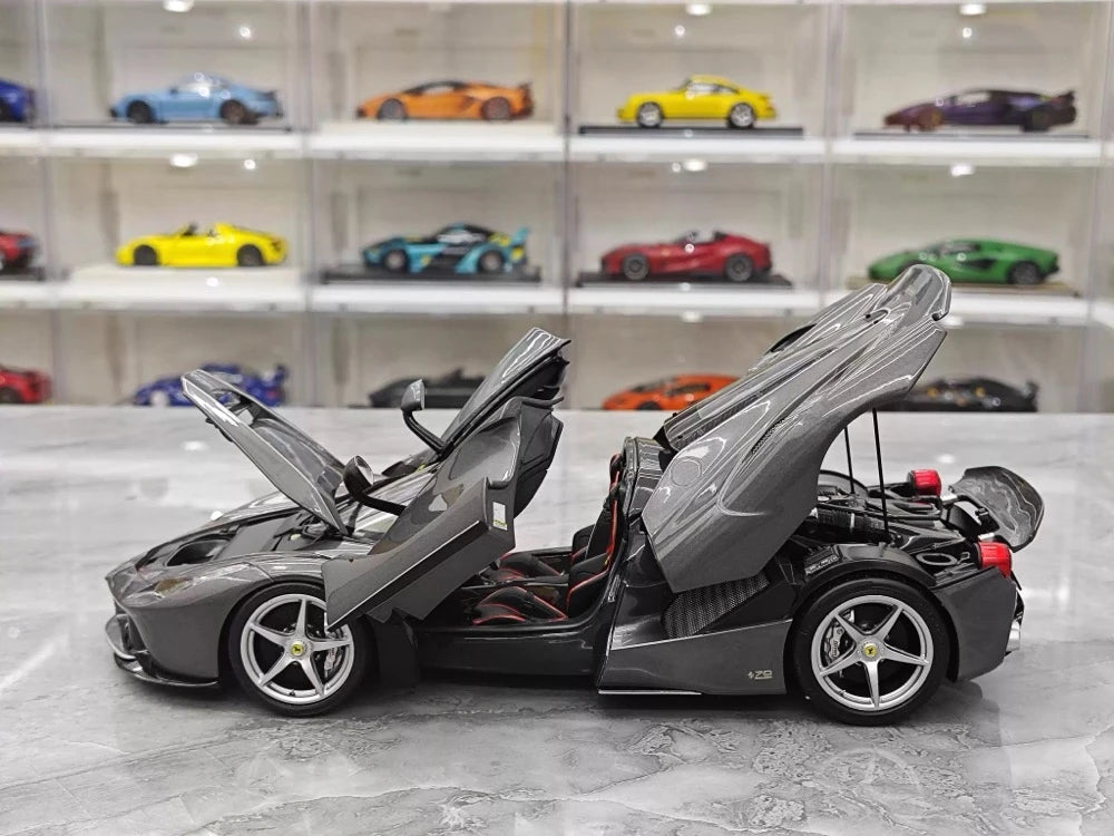 [BBR] 1:18 Ferrari 2016 LaFerrari Aperta Gray Model Car Die-Cast