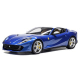 [BBR] 1:18 Ferrari 2017 812 Superfast blauw modelauto Die-Cast