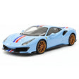 [BBR] 1:18 Ferrari 2019 488 Pista Coupe Azzurro La Plata-FR voiture miniature Resin