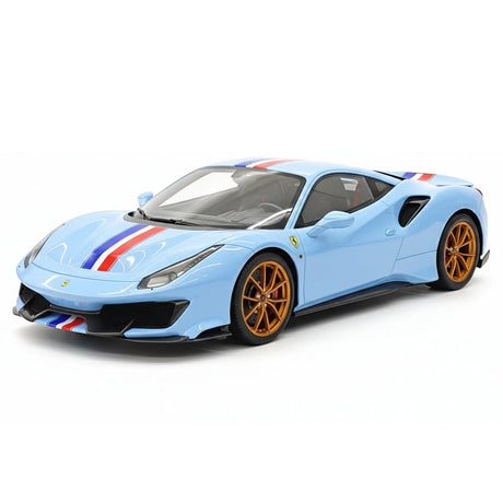 [BBR] 1:18 Ferrari 2019 488 Pista Coupe Azzurro La Plata-FR Model Car Resin
