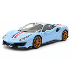 [BBR] 1:18 Ferrari 2019 488 Pista Coupe Azzurro La Plata-FR Model Car Resin