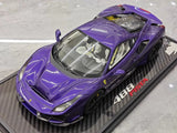 [BBR] 1:18 Ferrari 2019 488 Pista Coupe Purple Model Car Resin
