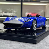 [BBR] 1:18 Ferrari 2019 Monza SP2 Blue Model Car Die-Cast