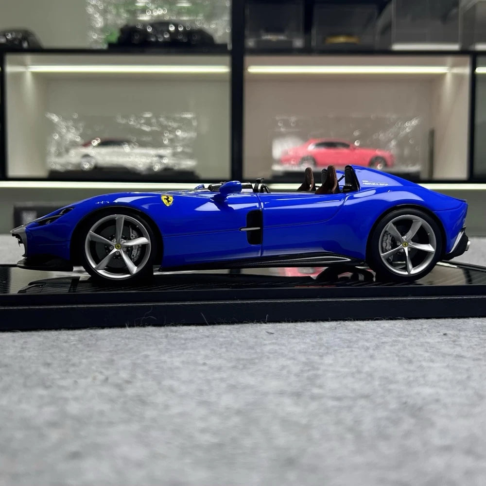 [BBR] 1:18 Ferrari 2019 Monza SP2 Blue Model Car Die-Cast