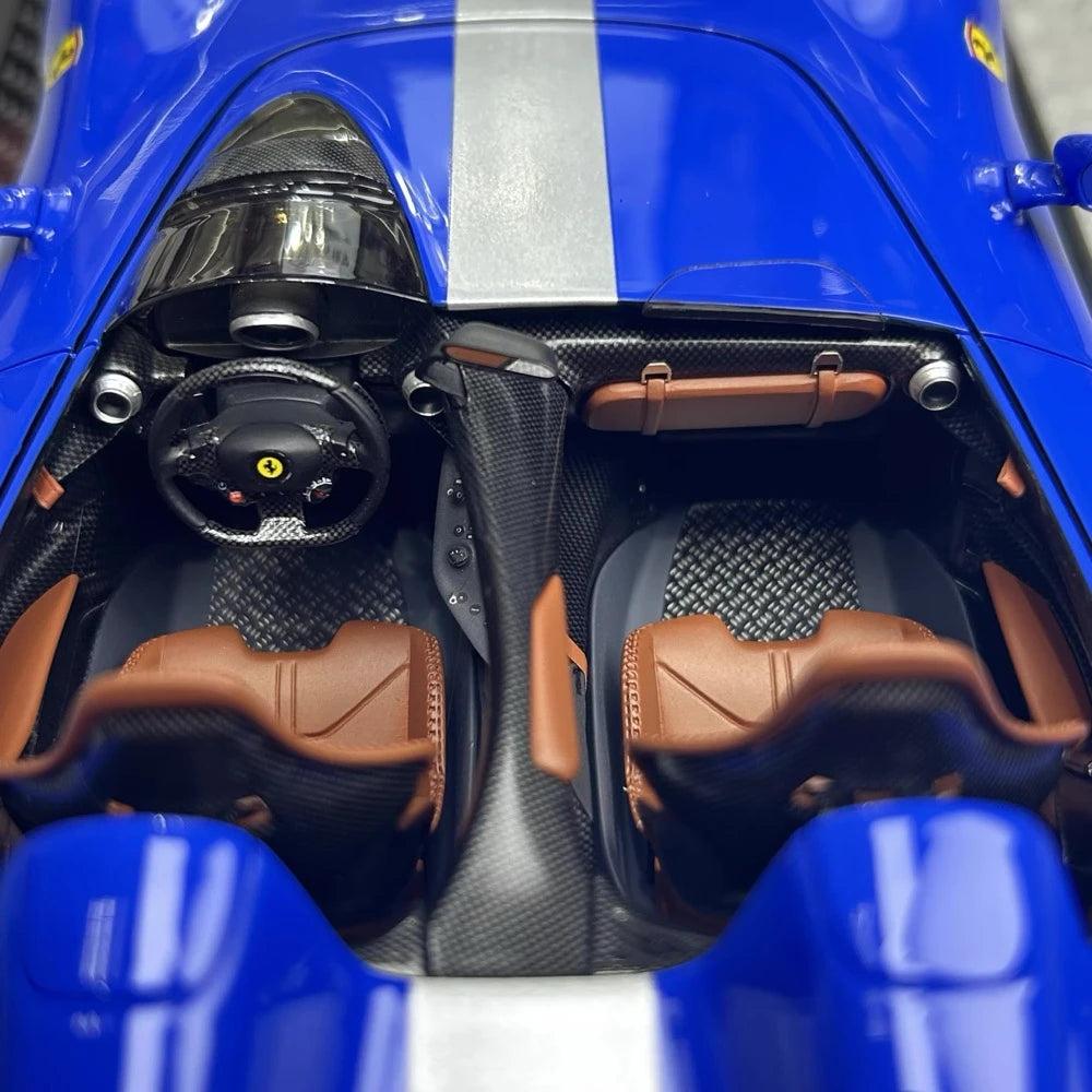[BBR] 1:18 Ferrari 2019 Monza SP2 Blue Model Car Die-Cast