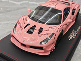 [BBR] 1:18 Ferrari 2020 488 Challenge Evo Pink Pig Livery Model Car Resin