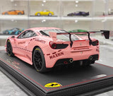 [BBR] 1:18 Ferrari 2020 488 Challenge Evo Pink Pig Livery Model Car Resin