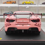 [BBR] 1:18 Ferrari 2020 488 Challenge Evo Pink Pig Livery Model Car Resin