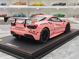 [BBR] 1:18 Ferrari 2020 488 Challenge Evo Pink Pig Livery Model Car Resin