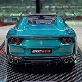 [BBR] 1:18 Ferrari 2020 812 GTS Blue Model Car Die-Cast
