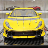 [BBR] 1:18 Ferrari 2021 812 Competizione Yellow Signature Edition Model Car Resin