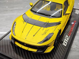 [BBR] 1:18 Ferrari 2021 812 Competizione Yellow Signature Edition Model Car Resin