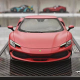 [BBR] 1:18 Ferrari 2022 296 GTB マット レッド モデルカー レジン