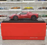 [BBR] 1:18 Ferrari 2022 296 GTB マット レッド モデルカー レジン