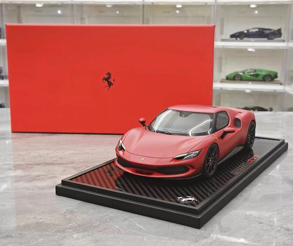 [BBR] 1:18 Ferrari 2022 296 GTB Matte Red Model Car Resin