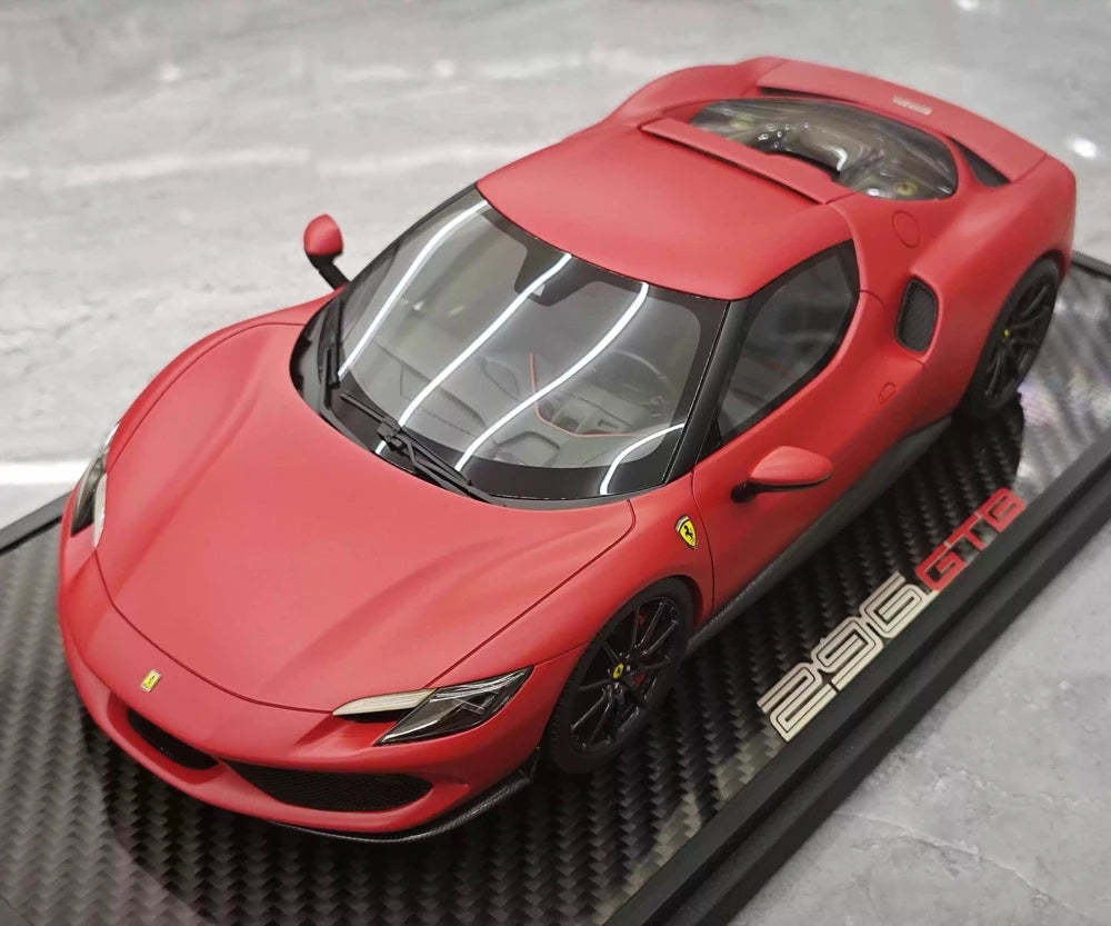 [BBR] 1:18 Ferrari 2022 296 GTB Matte Red Model Car Resin
