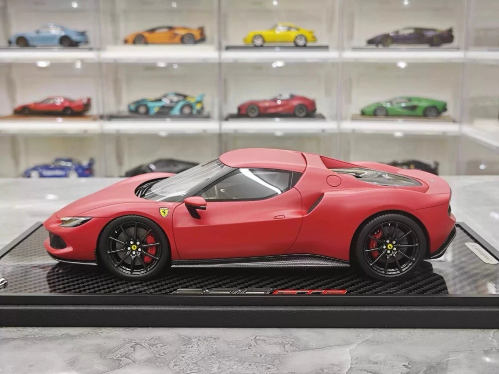 [BBR] 1:18 Ferrari 2022 296 GTB マット レッド モデルカー レジン