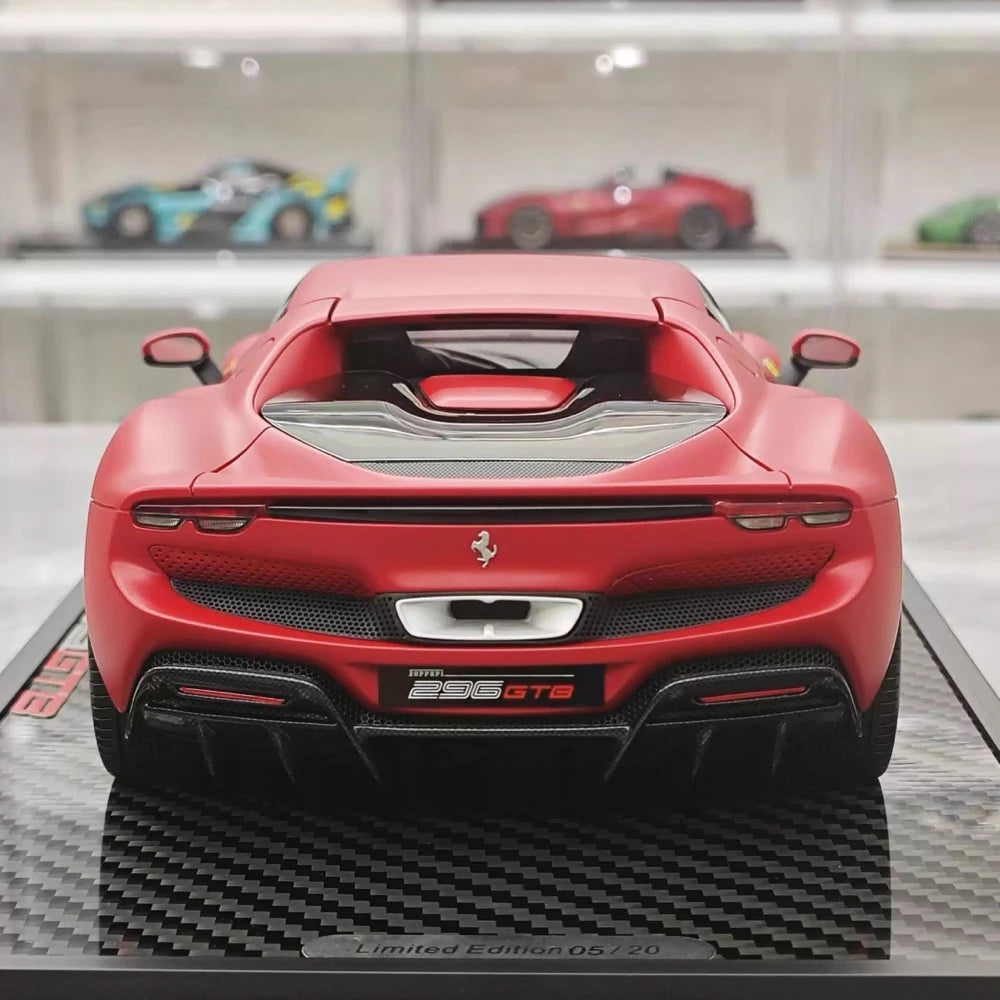 [BBR] 1:18 Ferrari 2022 296 GTB Matte Red Model Car Resin