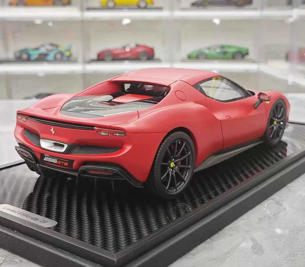 [BBR] 1:18 Ferrari 2022 296 GTB Matte Red Model Car Resin