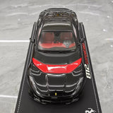 [BBR] 1:18 Ferrari 2022 812 Competizione Aperta Black Rosso Stripe Model Car Resin