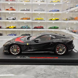 [BBR] 1:18 Ferrari 2022 812 Competizione Aperta Black Rosso Stripe Model Car Resin