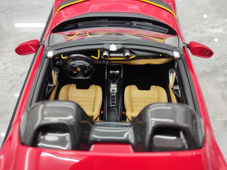 [BBR] 1:18 Ferrari 2022 812 Competizione Aperta Red Model Car Resin
