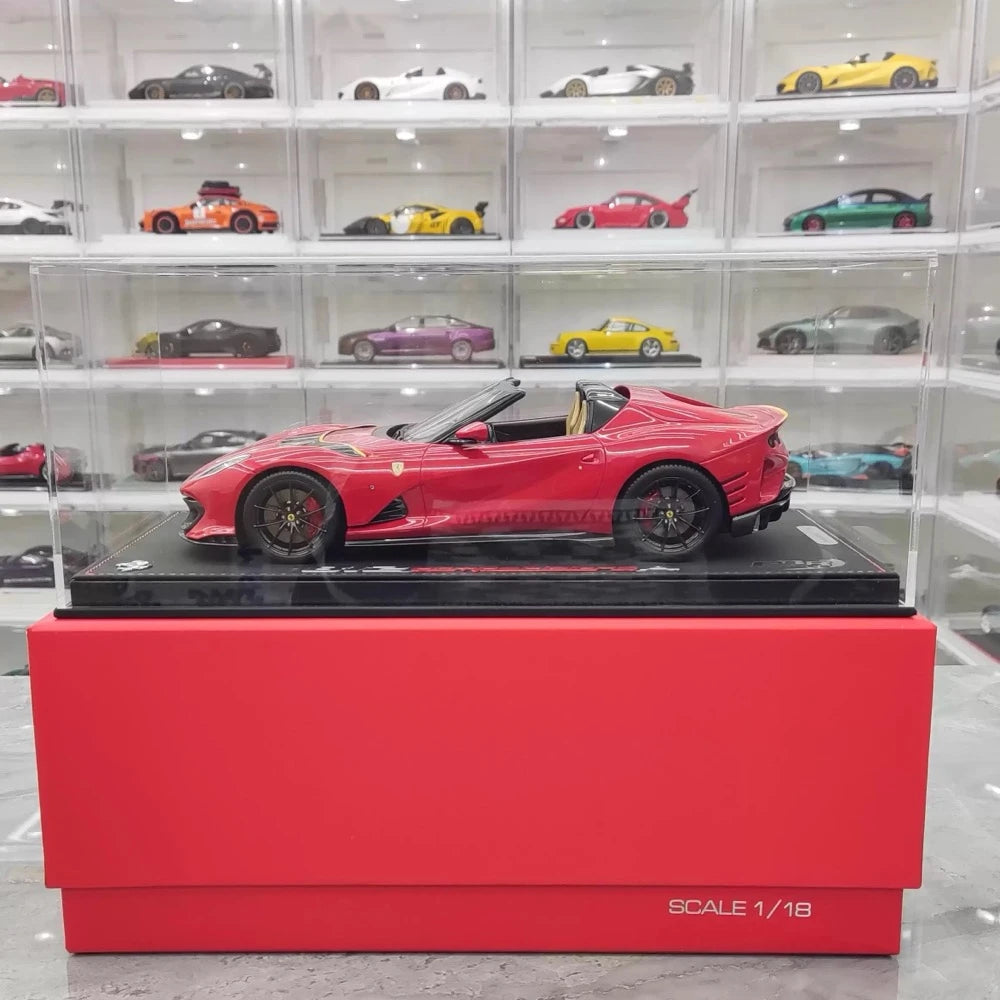 [BBR] 1:18 Ferrari 2022 812 Competizione Aperta Red Model Car Resin