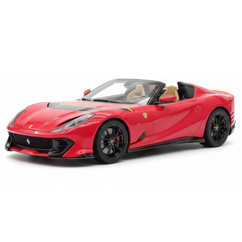 [BBR] 1:18 Ferrari 2022 812 Competizione Aperta Red Model Car Resin
