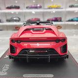 [BBR] 1:18 Ferrari 2022 812 Competizione Aperta Red Model Car Resin