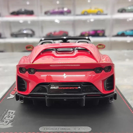 [BBR] 1:18 Ferrari 2022 812 Competizione Aperta Red Model Car Resin