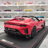 [BBR] 1:18 Ferrari 2022 812 Competizione Aperta Red Model Car Resin