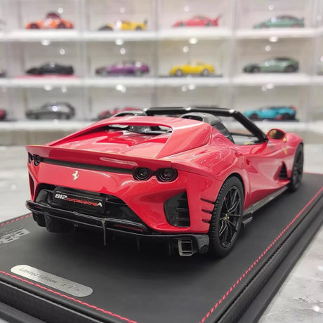 [BBR] 1:18 Ferrari 2022 812 Competizione Aperta Red Model Car Resin