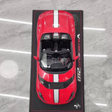 [BBR] 1:18 Ferrari 2022 812 Competizione Aperta Red Argento Stripe Model Car Resin
