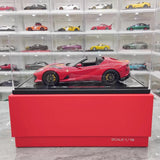 [BBR] 1:18 Ferrari 2022 812 Competizione Aperta rosso Giallo Stripe modellino di auto resina