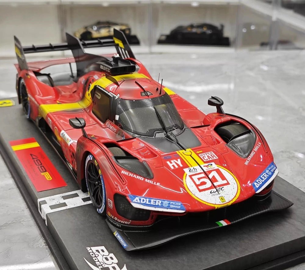 [BBR] 1:18 Ferrari 2023 499P Le Mans 24h Winner #51 Dirty Resin