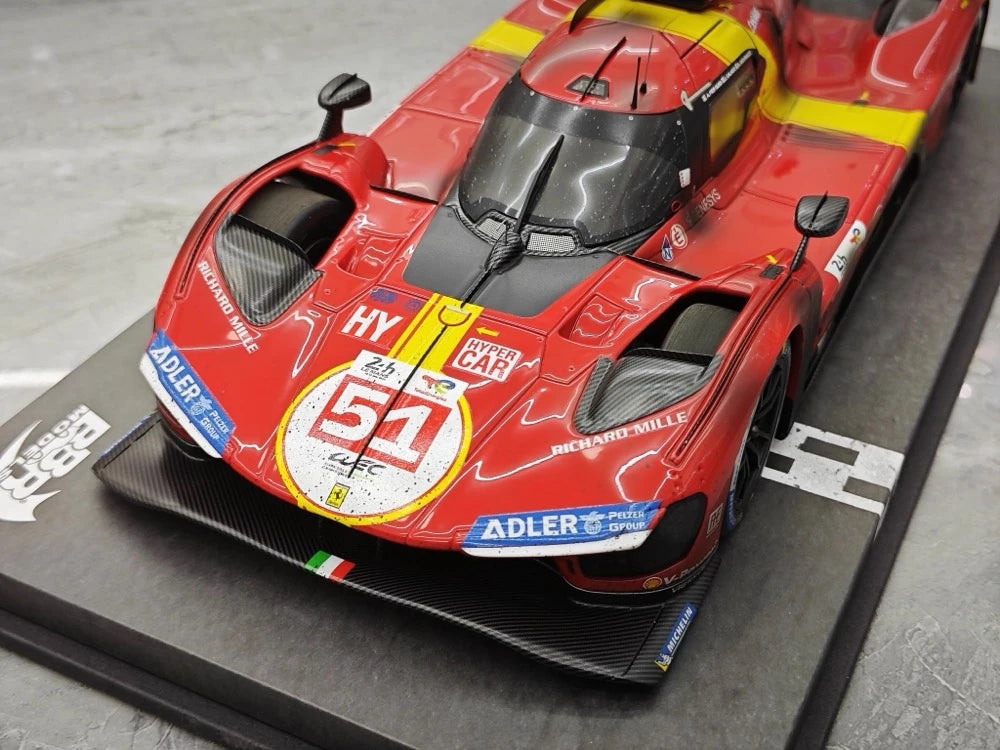 [BBR] 1:18 Ferrari 2023 499P Le Mans 24h Winner #51 Dirty Resin