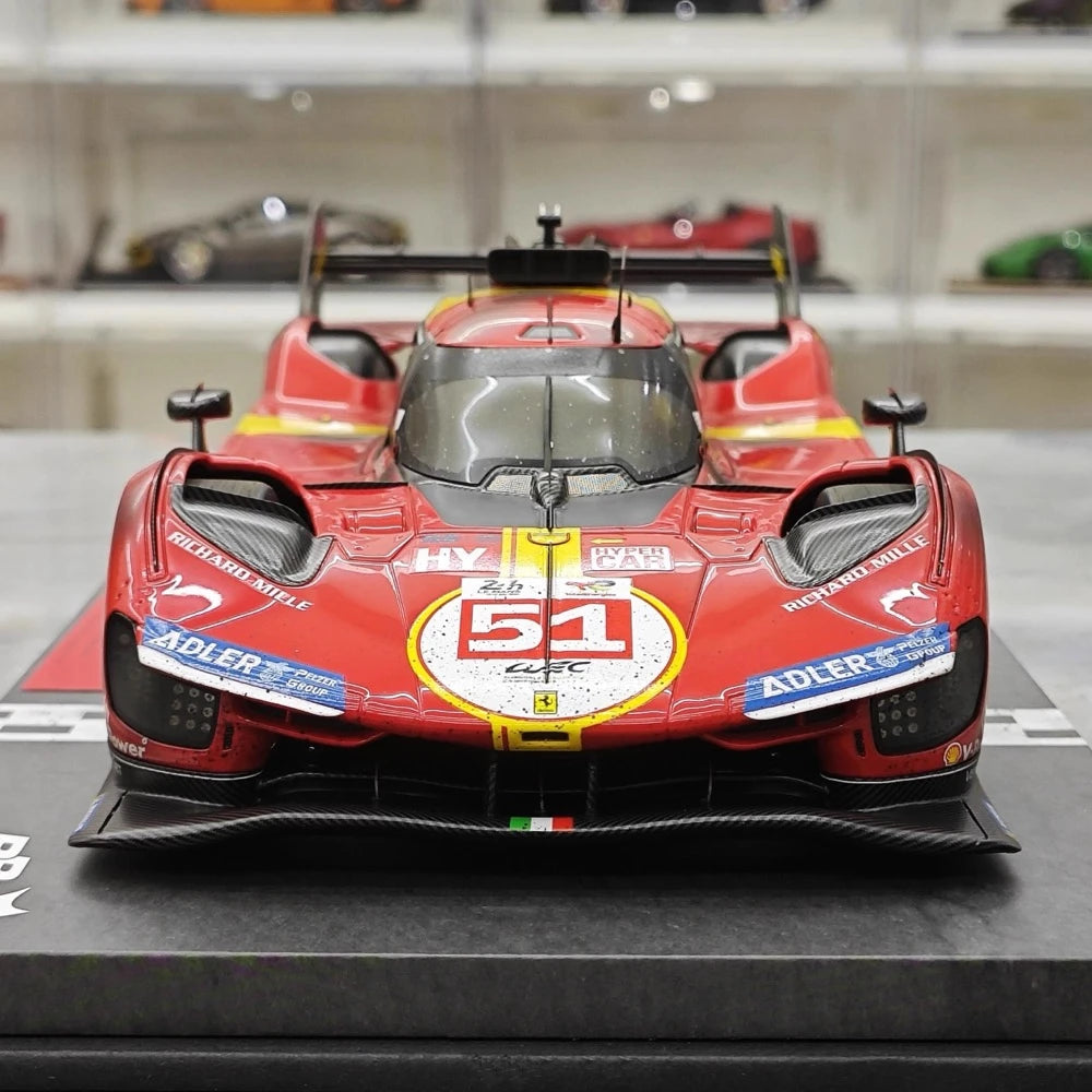 [BBR] 1:18 Ferrari 2023 499P Le Mans 24h Winner #51 Dirty Resin