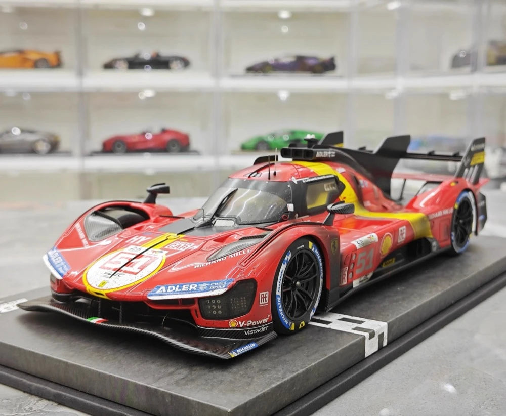 [BBR] 1:18 Ferrari 2023 499P Le Mans 24h Winner #51 Dirty Resin