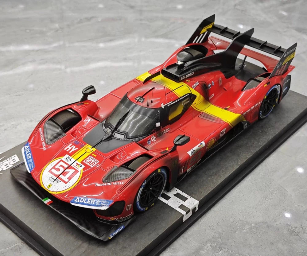 [BBR] 1:18 Ferrari 2023 499P Le Mans 24h Winner #51 Dirty Resin