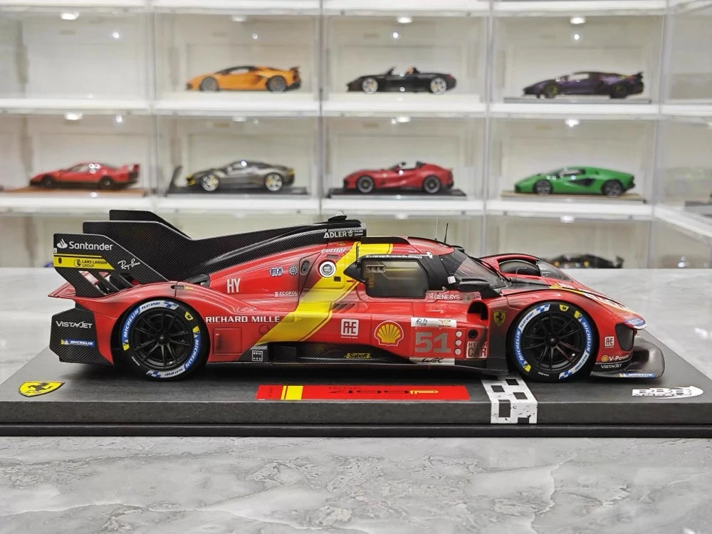[BBR] 1:18 Ferrari 2023 499P Le Mans 24h Winner #51 Dirty Resin