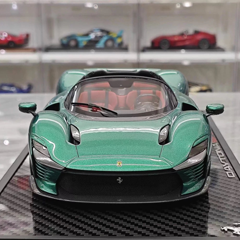 [BBR] 1:18 Ferrari 2023 Daytona SP3 Spider Green Model Car Resin