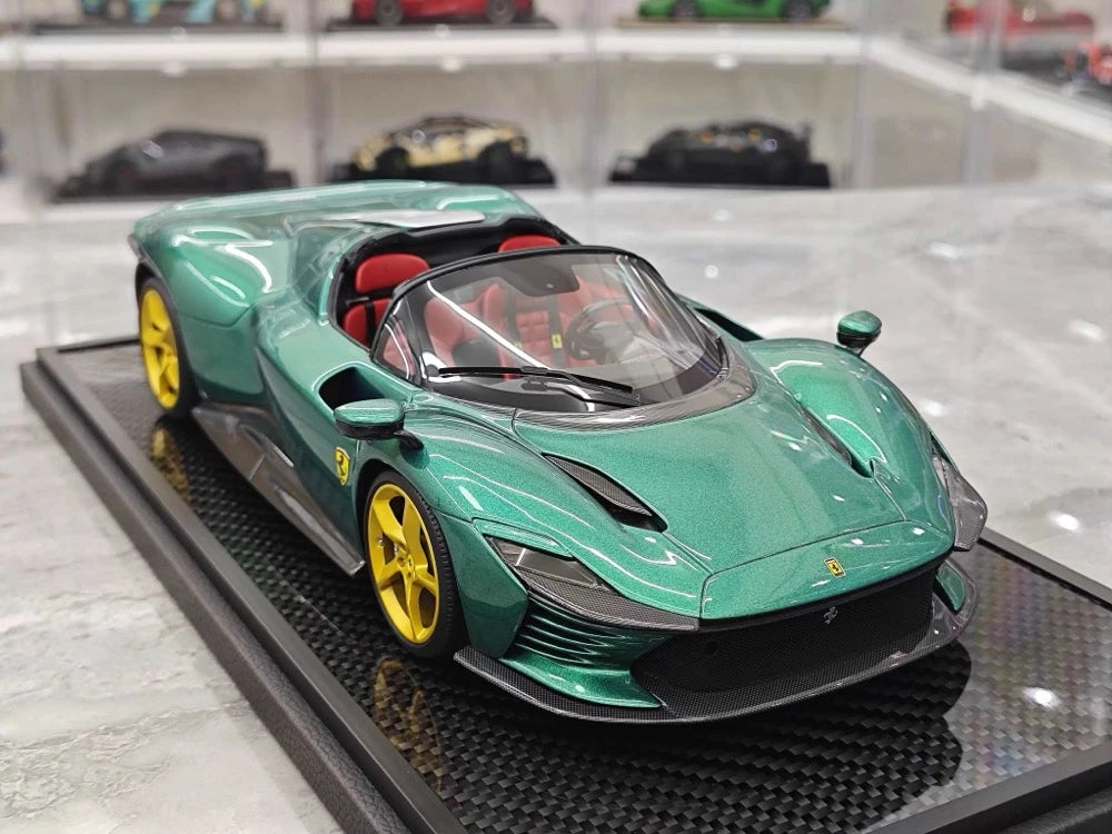 [BBR] 1:18 Ferrari 2023 Daytona SP3 Spider Green Model Car Resin