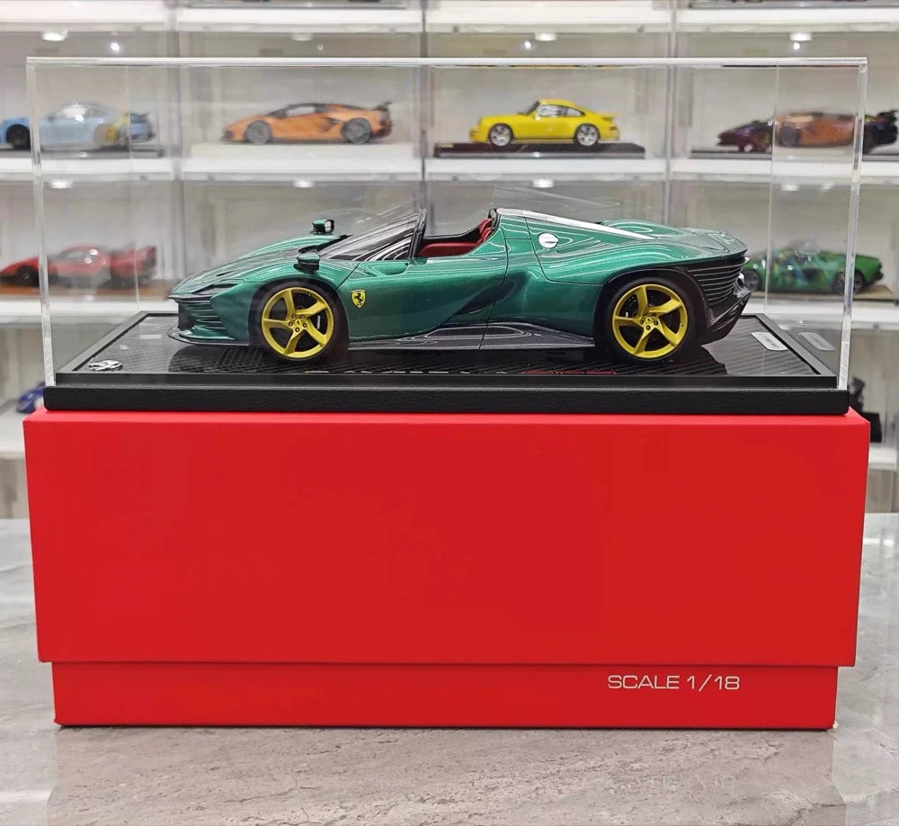 [BBR] 1:18 Ferrari 2023 Daytona SP3 Spider Green Model Car Resin