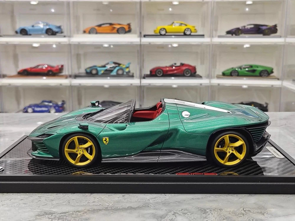 [BBR] 1:18 Ferrari 2023 Daytona SP3 Spider Green Model Car Resin