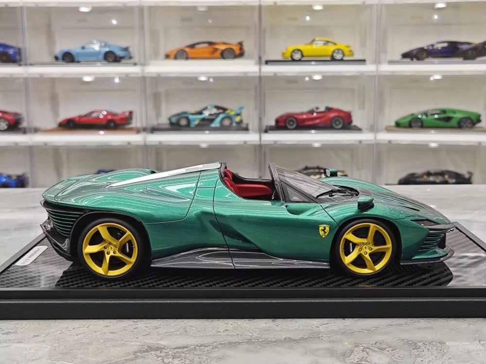 [BBR] 1:18 Ferrari 2023 Daytona SP3 Spider Green Model Car Resin