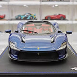 [BBR] 1:18 Ferrari 2023 Daytona SP3 Spider Blue Model Car Resin