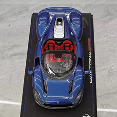 [BBR] 1:18 Ferrari 2023 Daytona SP3 Spider blu modellino di auto resina