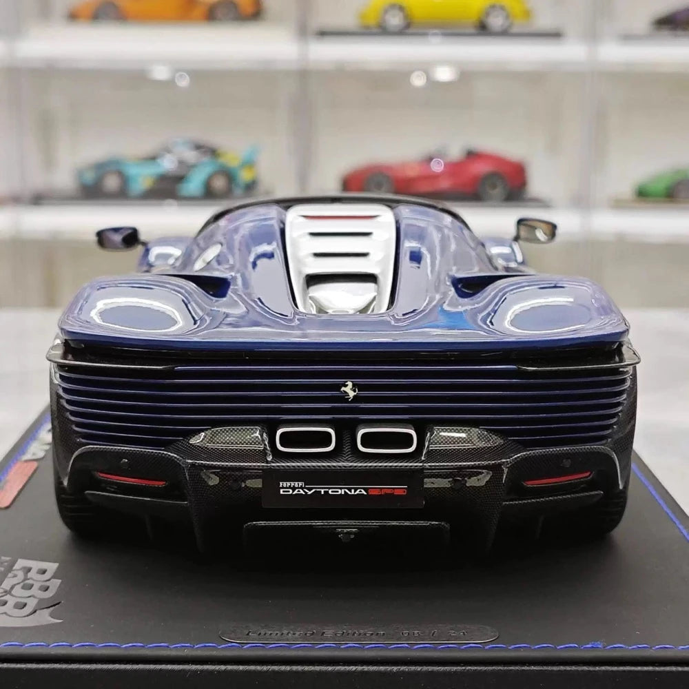 [BBR] 1:18 Ferrari 2023 Daytona SP3 Spider Blue Model Car Resin