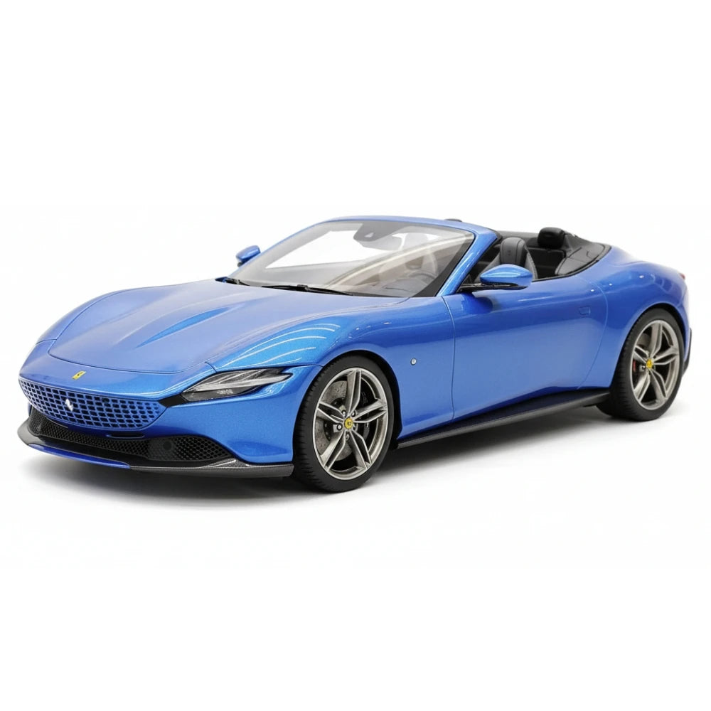 [BBR] 1:18 Ferrari 2023 Roma Spider Blue Model Car Resin